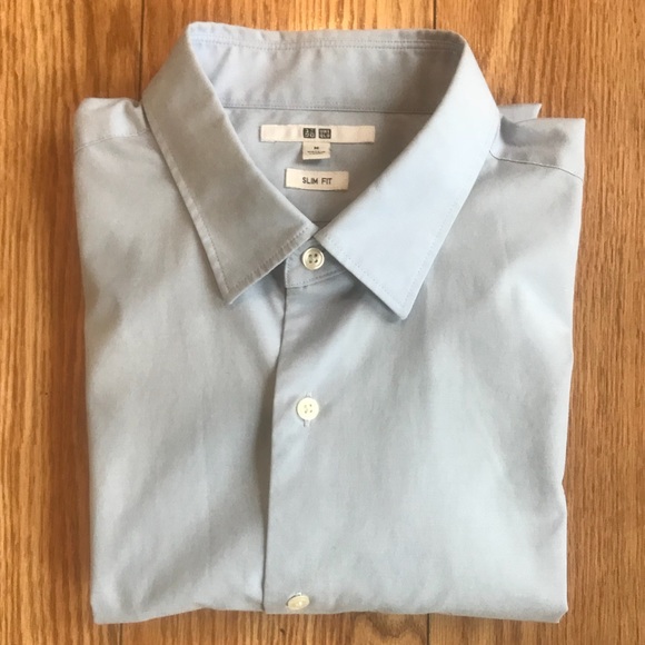 uniqlo white dress shirt
